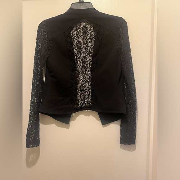 Candie’s Black Lace Women's Jacket - Picture 2 of 5